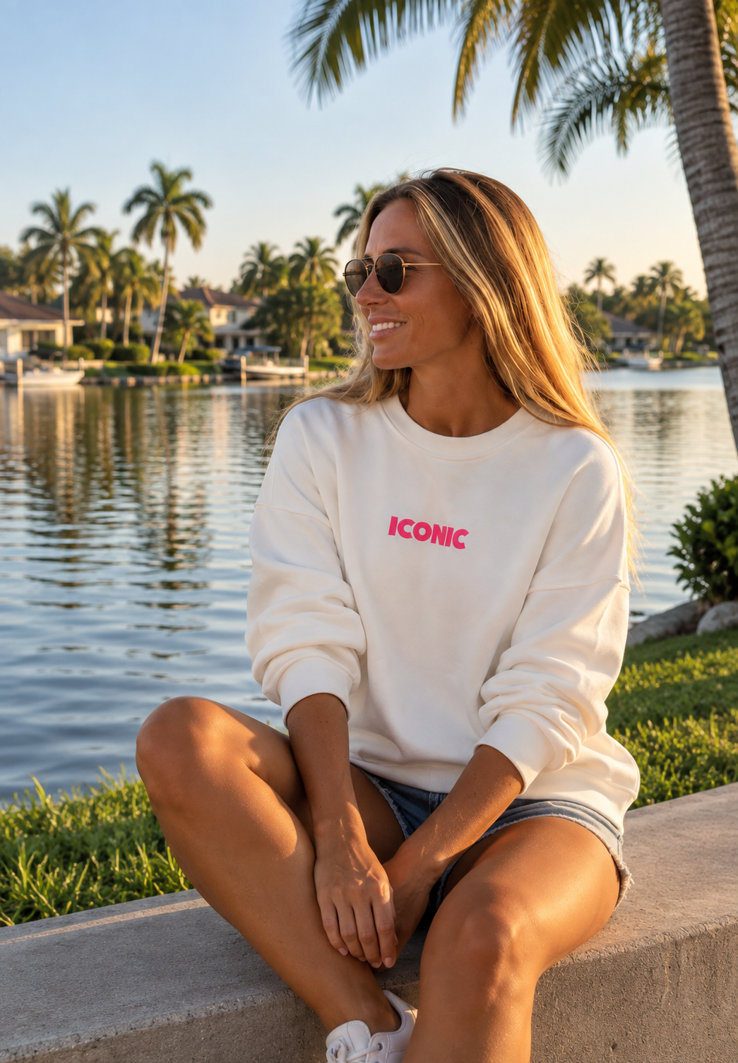 Sweat ICONIC Travel modèle hiver Baisers Salés