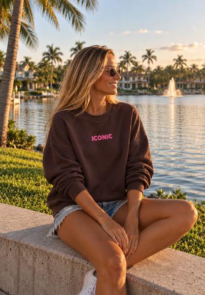 Sweat ICONIC Travel modèle hiver Baisers Salés