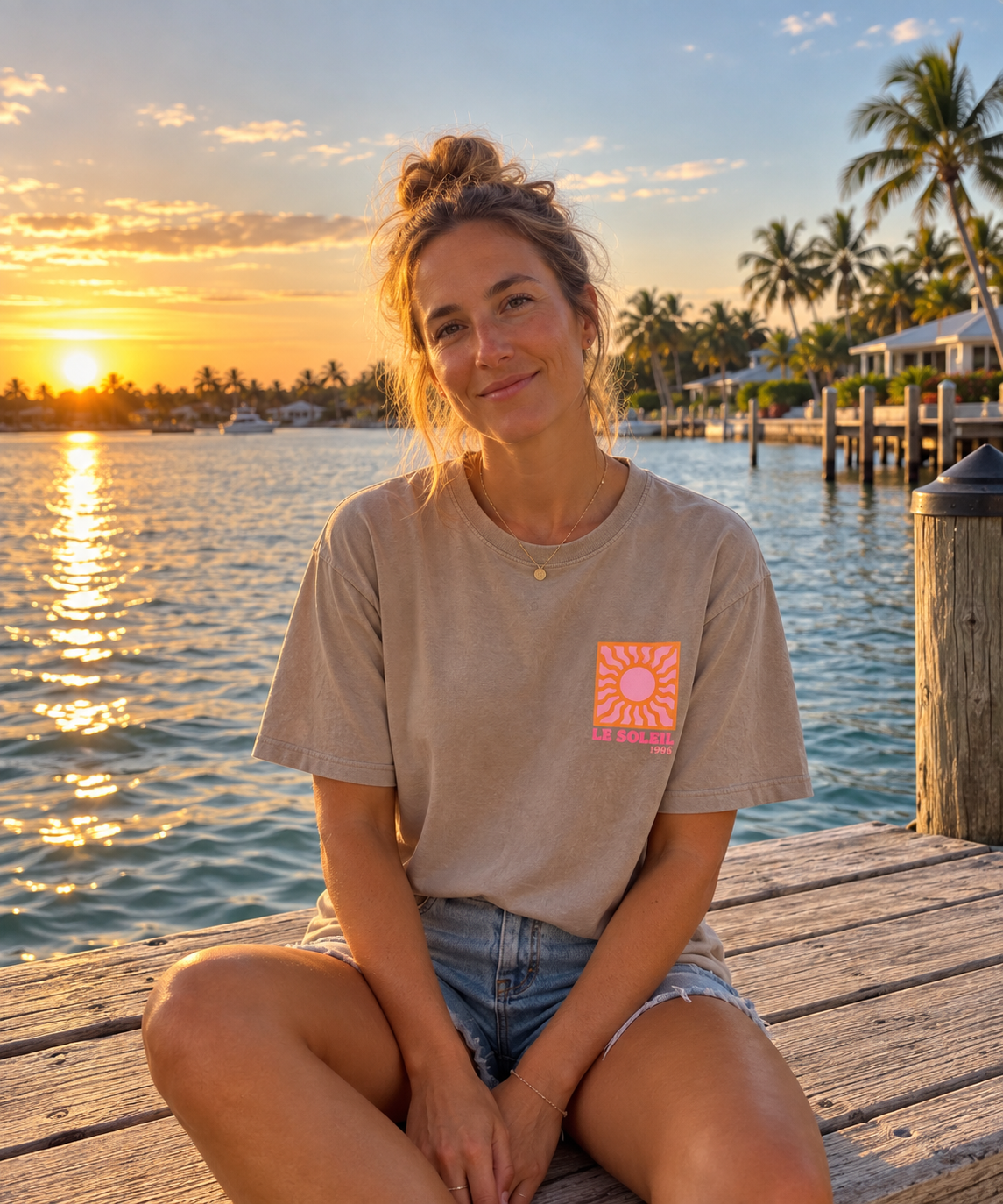 Tee shirt Le Soleil Baisers Salés