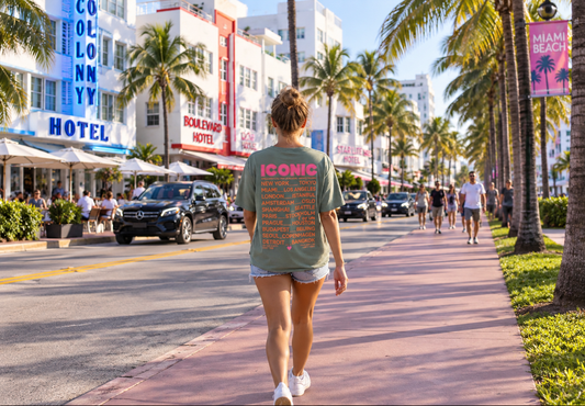 Tee-shirts ICONIC Travel Baisers Salés