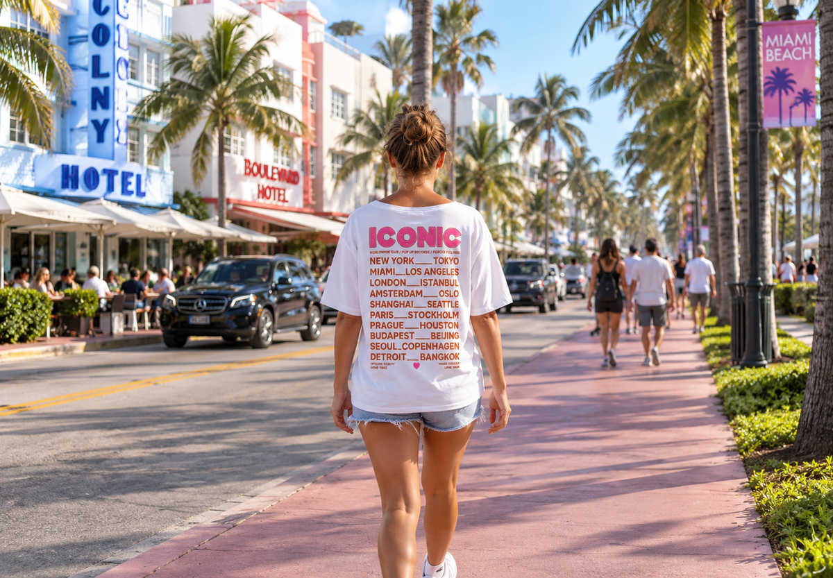 Tee-shirts ICONIC Travel Baisers Salés