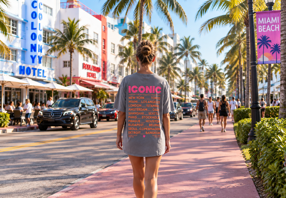 Tee-shirts ICONIC Travel Baisers Salés