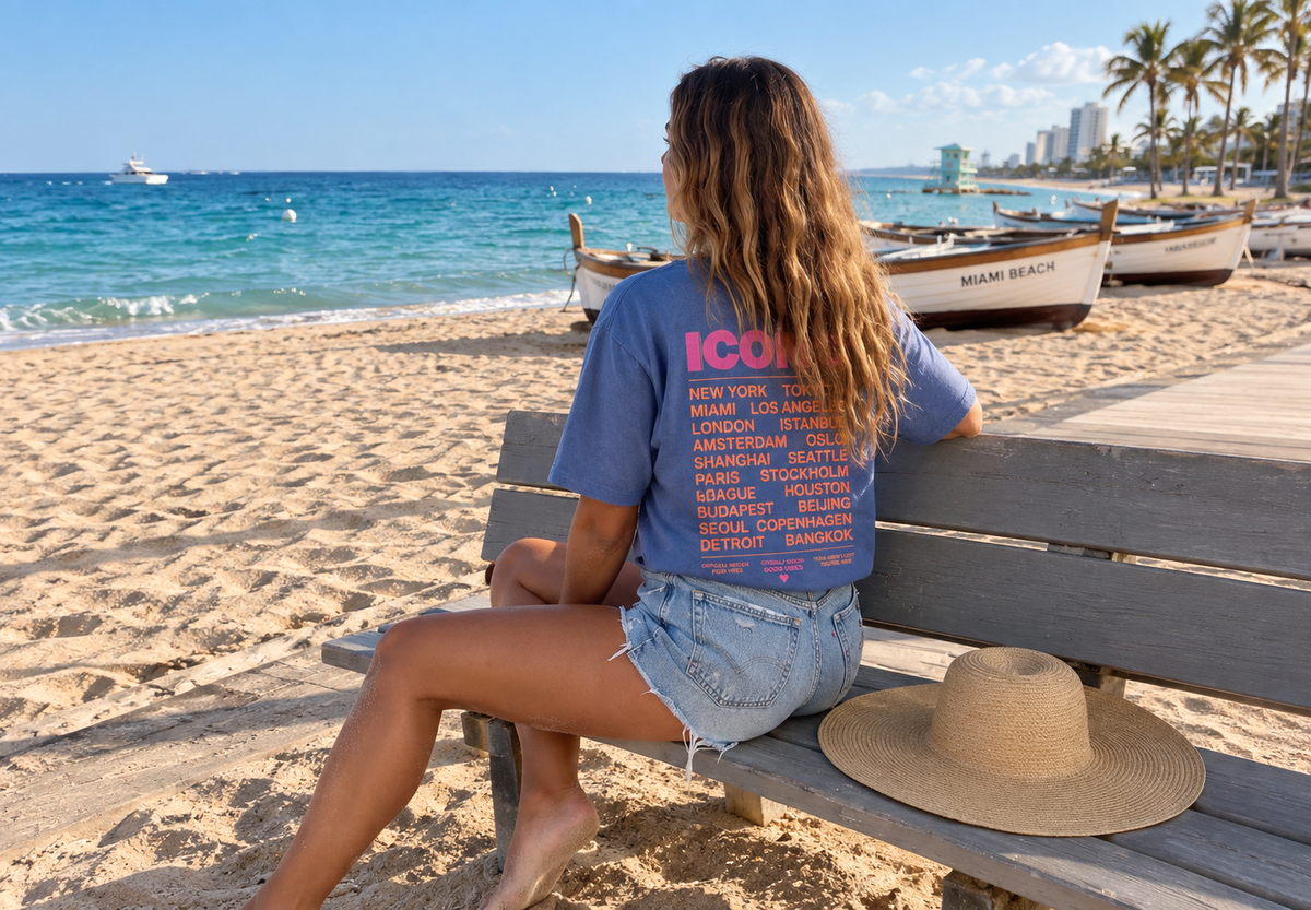 Tee-shirts ICONIC Travel Baisers Salés