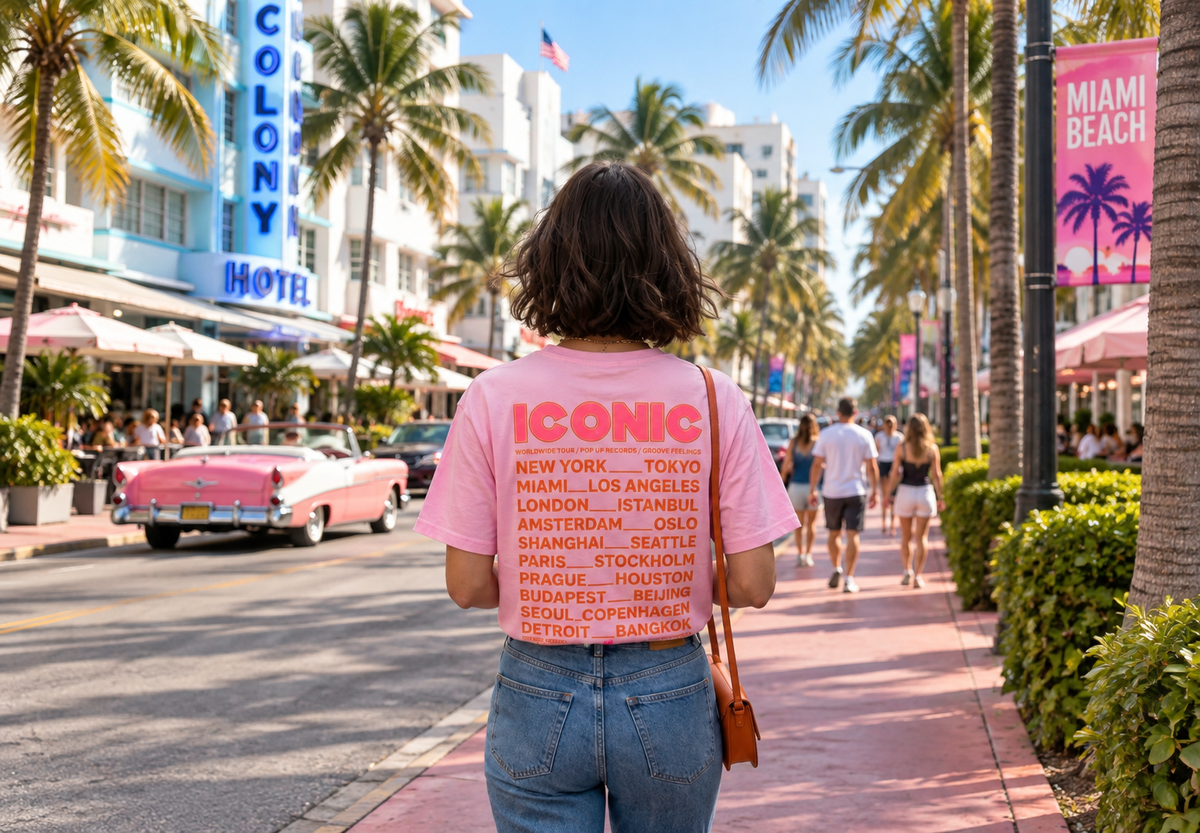 Tee-shirts ICONIC Travel Baisers Salés