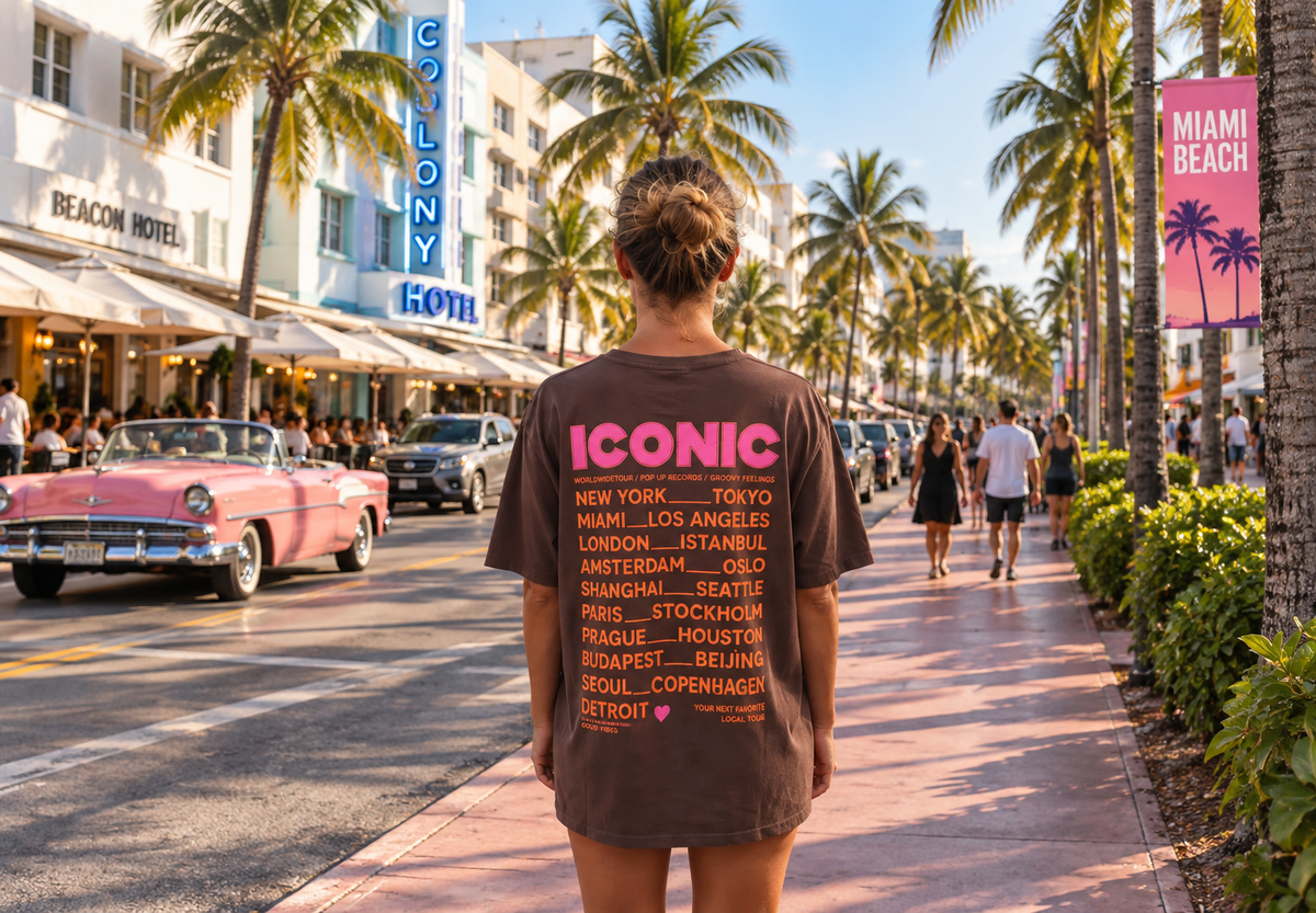 Tee-shirts ICONIC Travel Baisers Salés