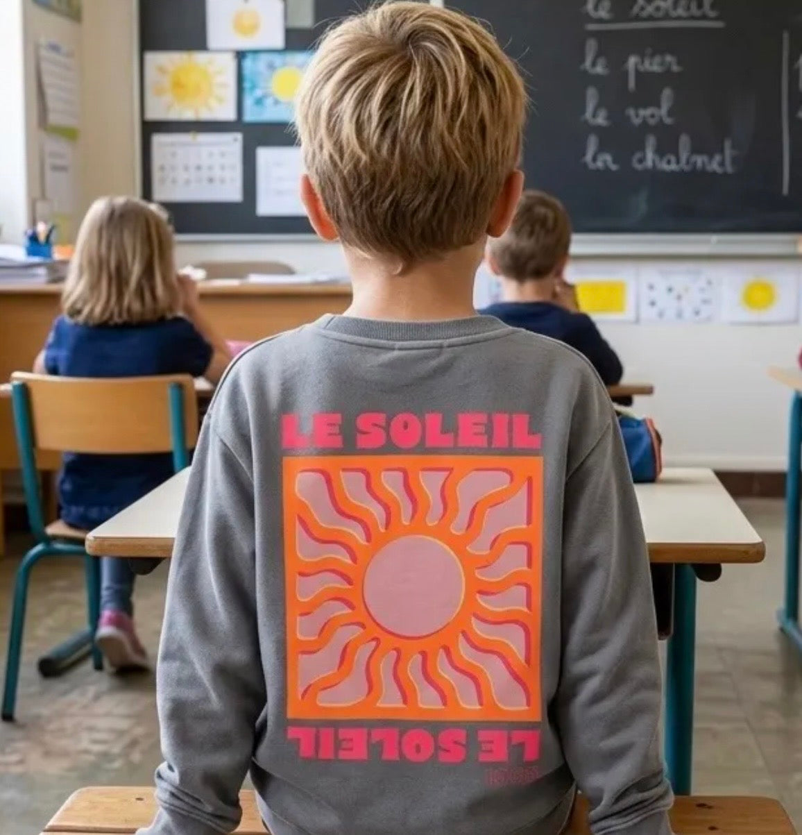 Sweat Le Soleil enfant Baisers Salés