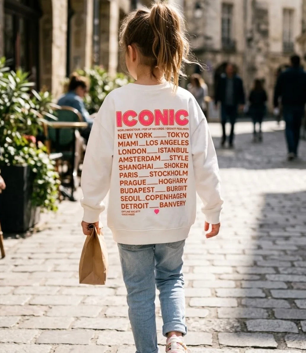 Sweat ICONIC enfants Baisers Salés