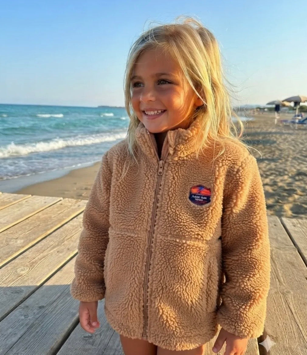 Veste polaire Sherpa enfant Baisers Salés