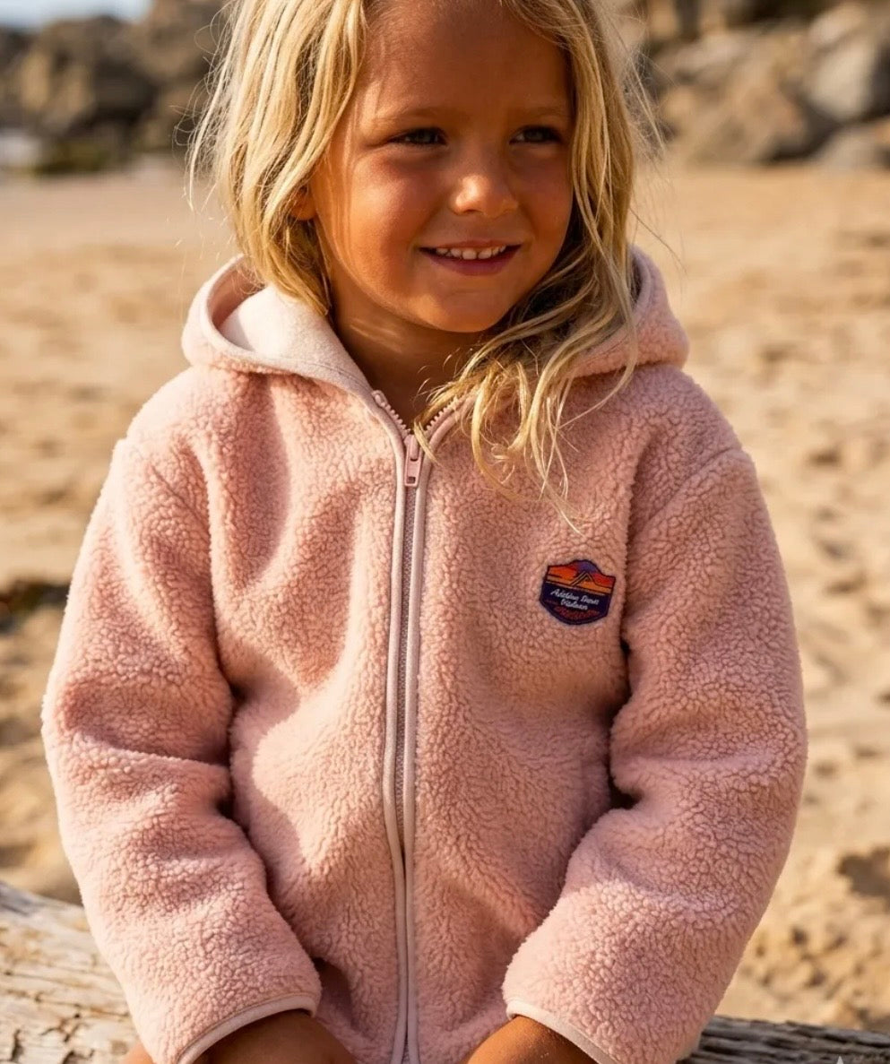 Veste polaire Sherpa enfant à capuche Baisers Salés